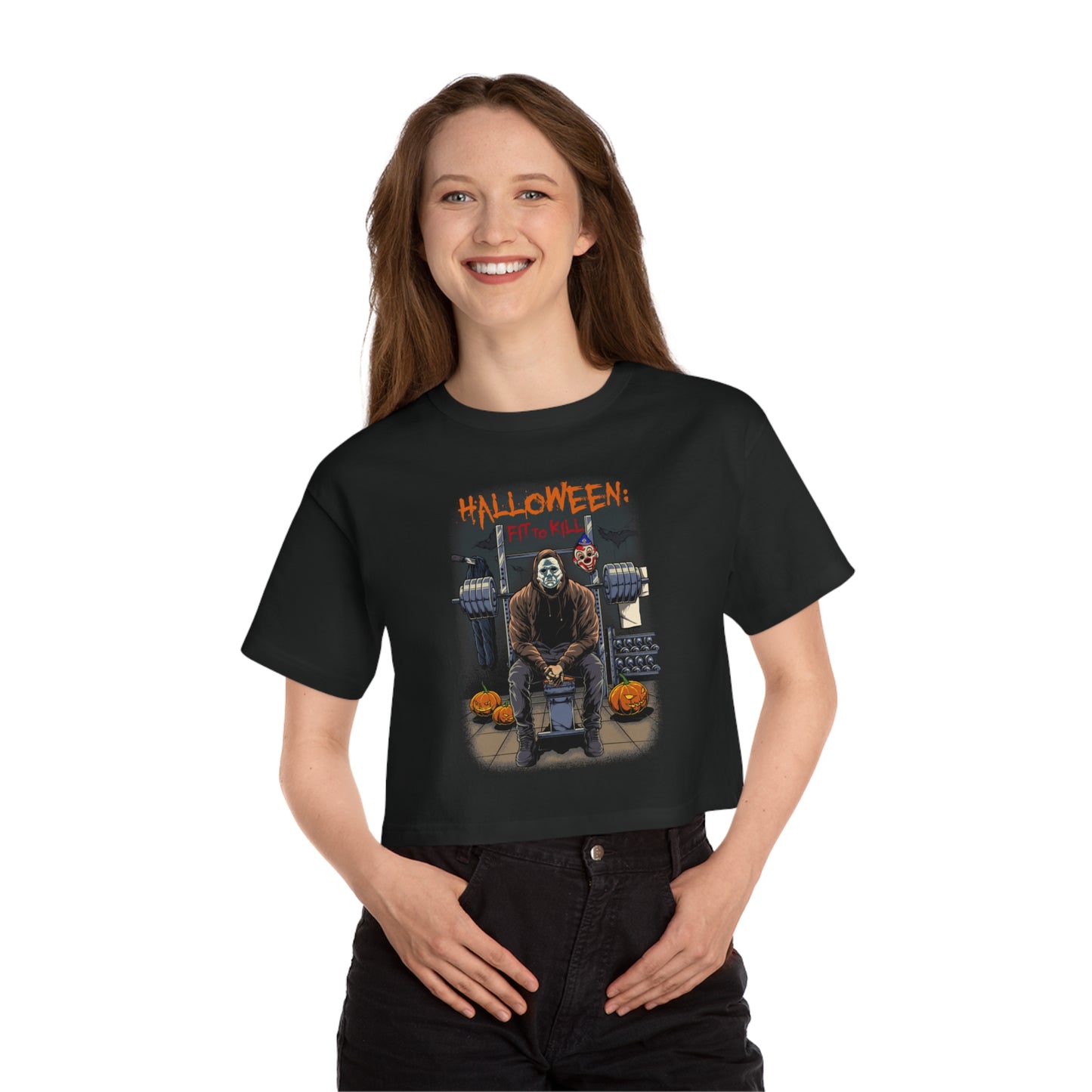Halloween: Fit to Kill Cropped T-Shirt