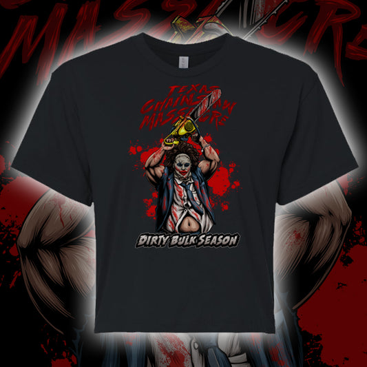 Texas Chainsaw Massacre: Bulking Season Cropped T-Shirt