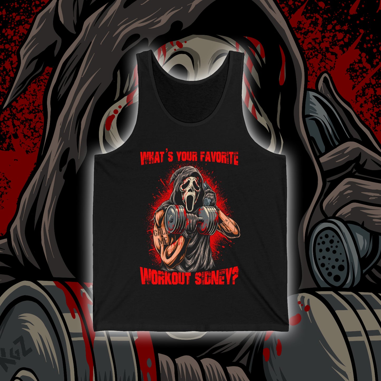 Ghost Face Tank Top